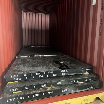 1.2312 łatwe obróbki plastikowej płyty stalowej w postaci formy płyty stali stopowej